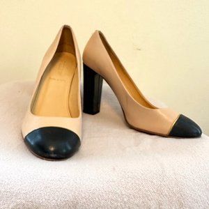 J.Crew Women's Black and Blush Two-Tone Courts